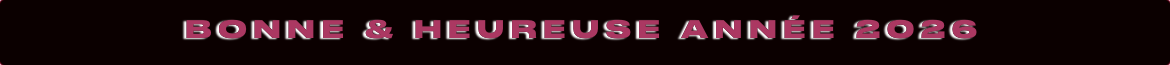 bonne ann&eacute;e